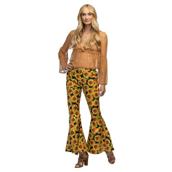 Hippie Sunflower nohavice, dámska veľkosť L/XL